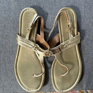 Coach Caterine Leather Sandals